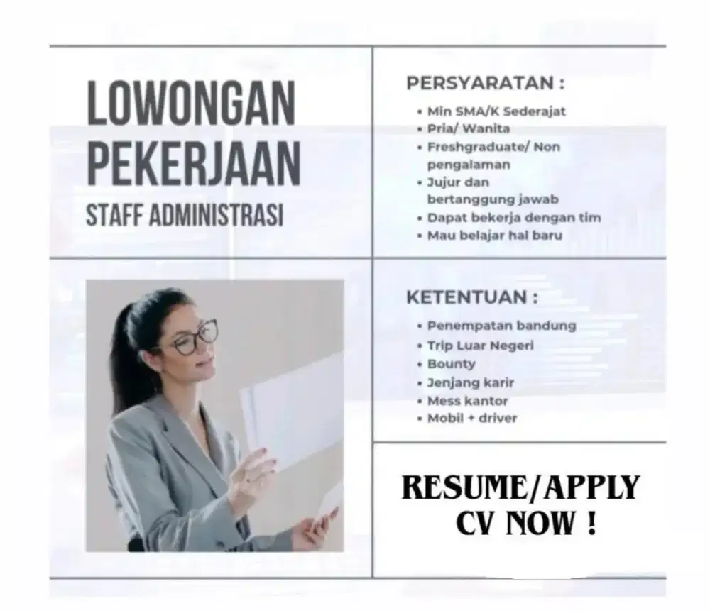 INFO LOKER BANDUNG 2025