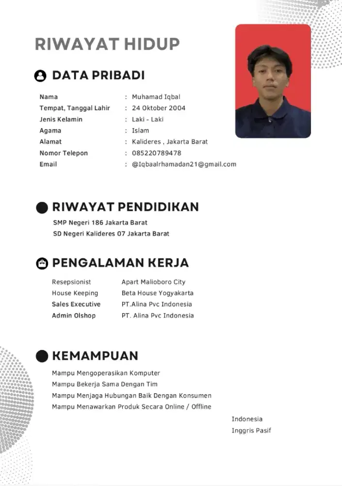 info lowongan kerja