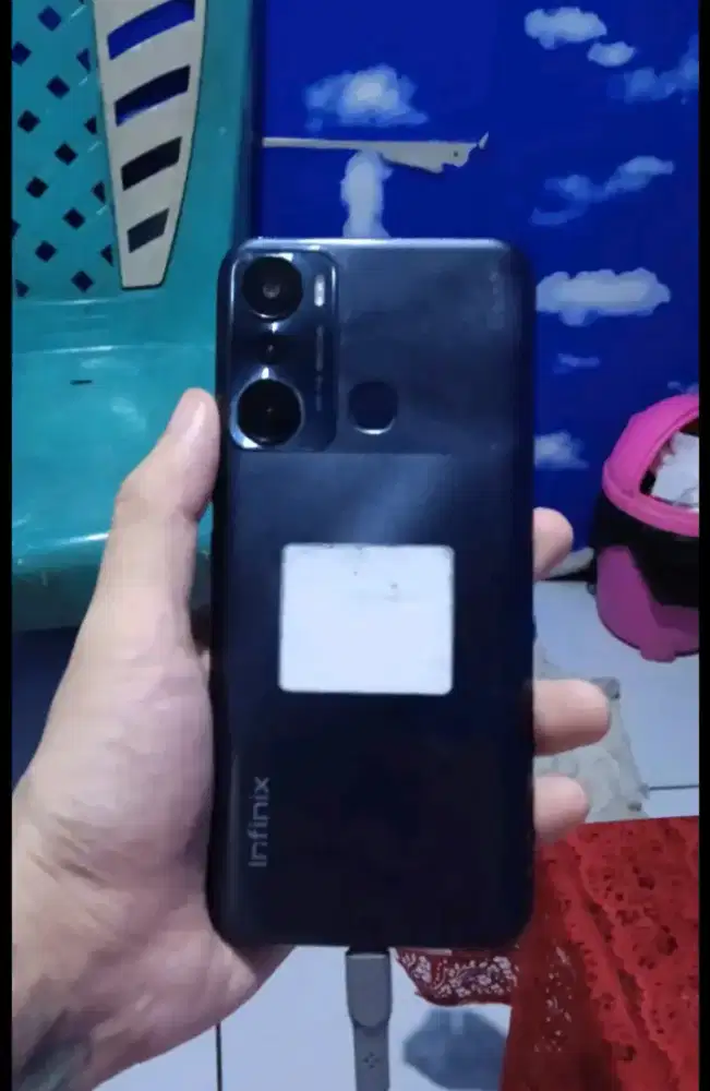 Jual Infinix hot 20 i ram 4GB+ 3GB /128 GB batre 5000 mAh fullset