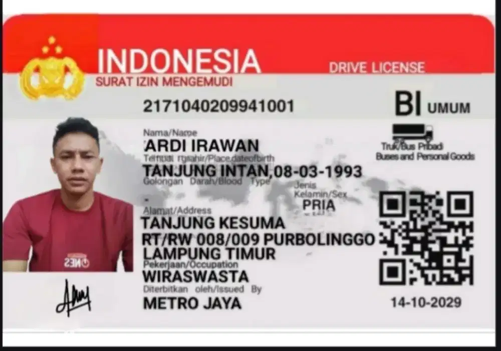 Yang butuh sopir tembak