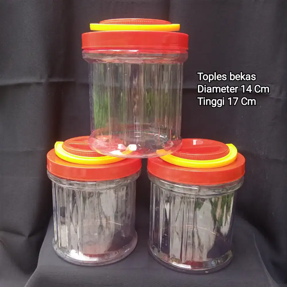 Toples bekas 1 kg tempat R&W Pengemulsi Kue
Praktis, bersih