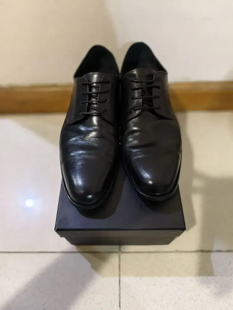 Conrad Derby Pantofel Black - Nappa Milano