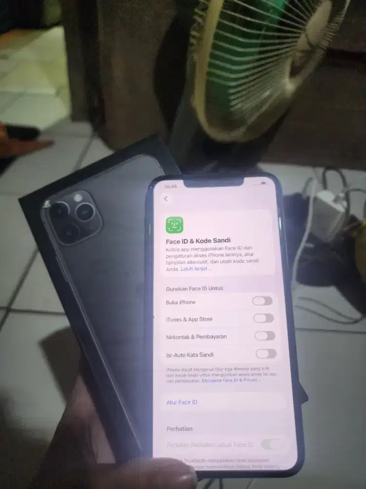 Iphone 11promax 64gb ex ibox warna space grey