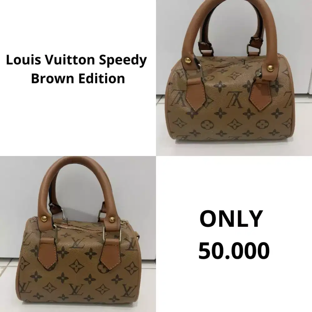 Preloved Louis Vuitton Speedy Brown Edition