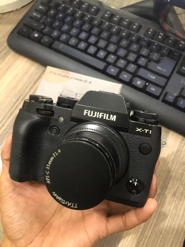 Kamera fujifilm X-T1 lensa TTartisan 35 mm f1.4