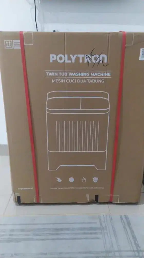 Mesin cuci polytron PWM 7076Y masih baru segel