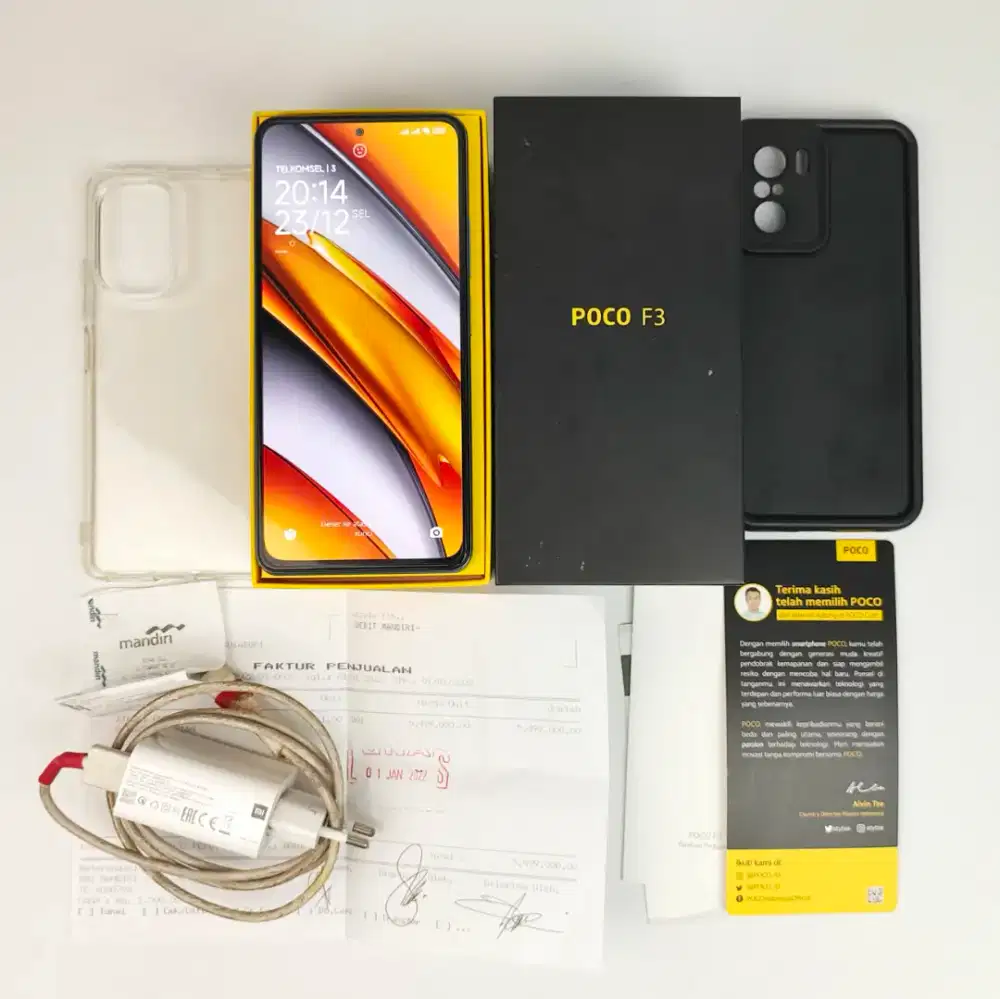 poco f3 8/256gb fullset original