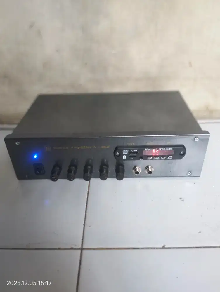 Amplifier karaoke MP3 sudah bluetooth travo 3amper normal