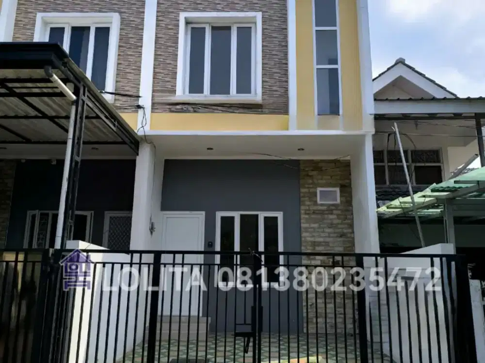 Rumah 2 Lantai Brand New Siap Huni Luas 4,5x12,5 Gading Griya Lestari