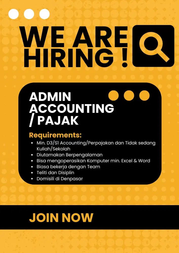 ADMIN ACCOUNTING / PAJAK