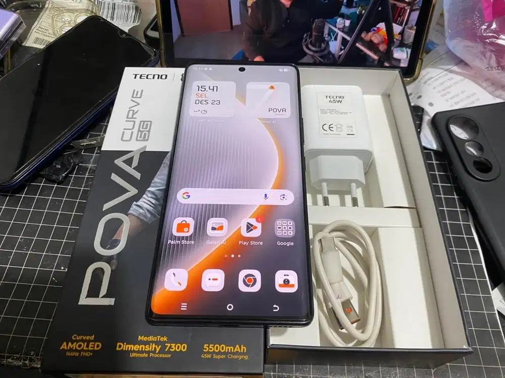 tecno pova curve 5g 8/256 fullset original