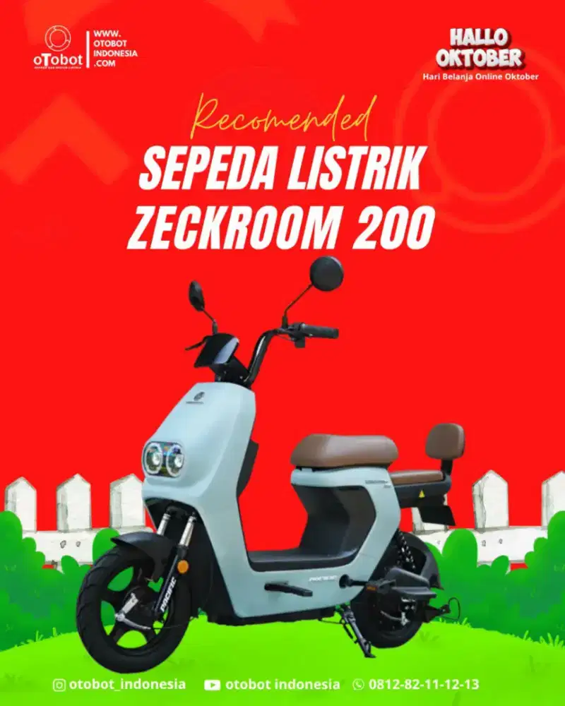 SEPEDA LISTRIK ZECKROOM 200