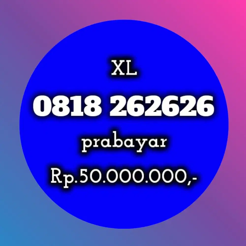 NOMOR CANTIK XL 262626
