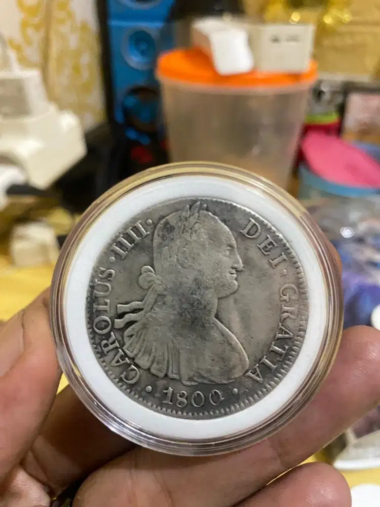 KOIN KUNO HISPAN CAROLUS 1800 1810 dan mendali