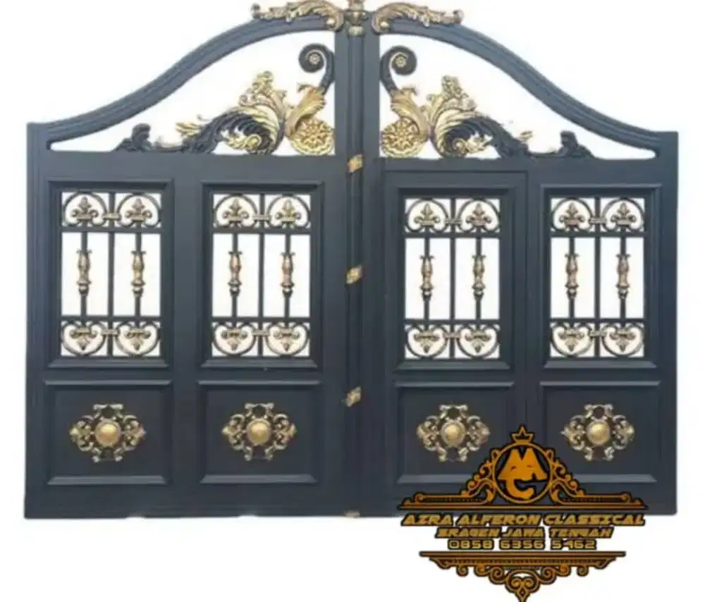 Pagar gerbang alperom