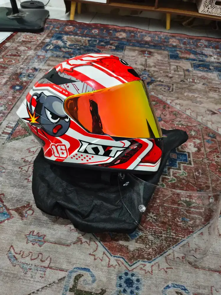 Helm full face kyt Ttc tt course nhk ink agv arai alv rsv njs shoei