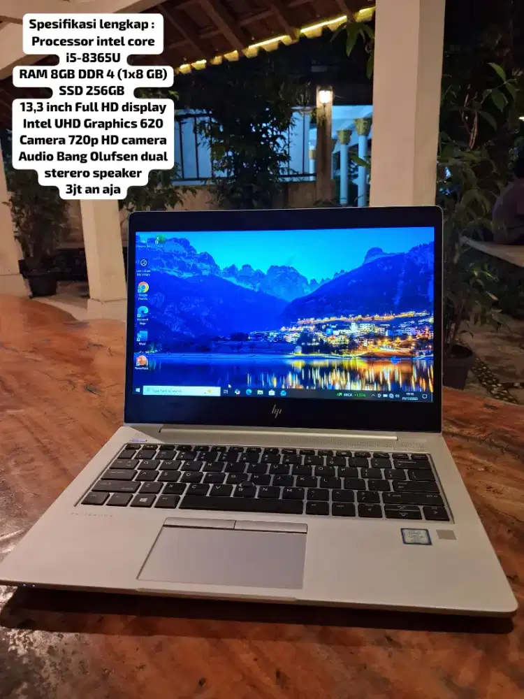 Laptop second HP Elitebook 830 G6 Ram 8GB ssd 256GB