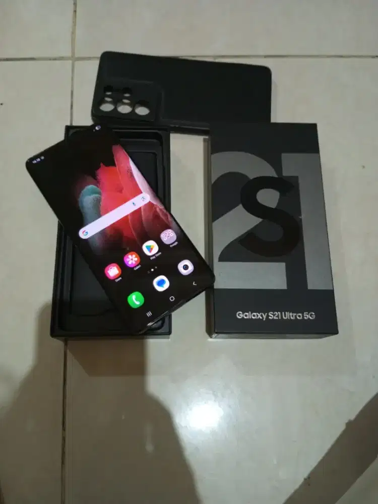 Samsung galaxy S21 ultra 12/256 sein Fullset no minus
