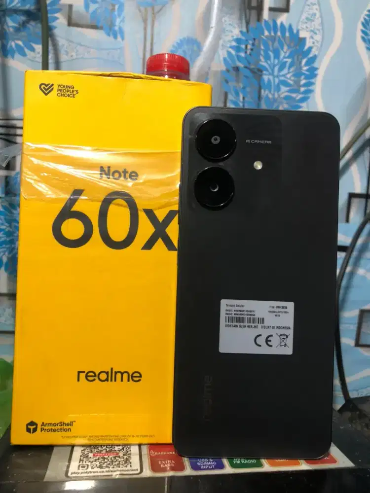 Realme Note X60 Ram 4/64GB - Fullset - Mulus No Minus