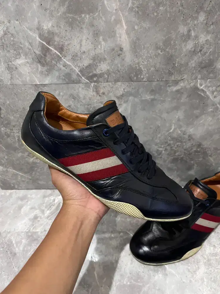 Sepatu Bally Original Sneaker casual bekas prelov gucci louis lv prada