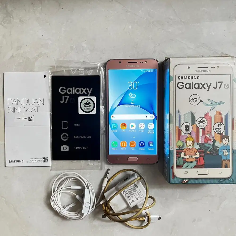 Samsung J7 2016 Ram 2/16 Fullset Mulus Garansi Resmi