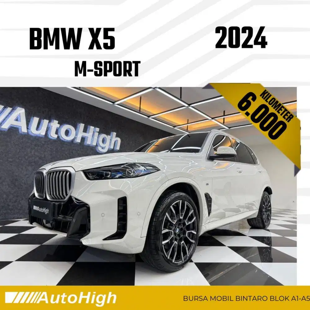 DP10% [Km6.000] X5 M-Sport 2024 White Reg 2023 #AUTOHIGH