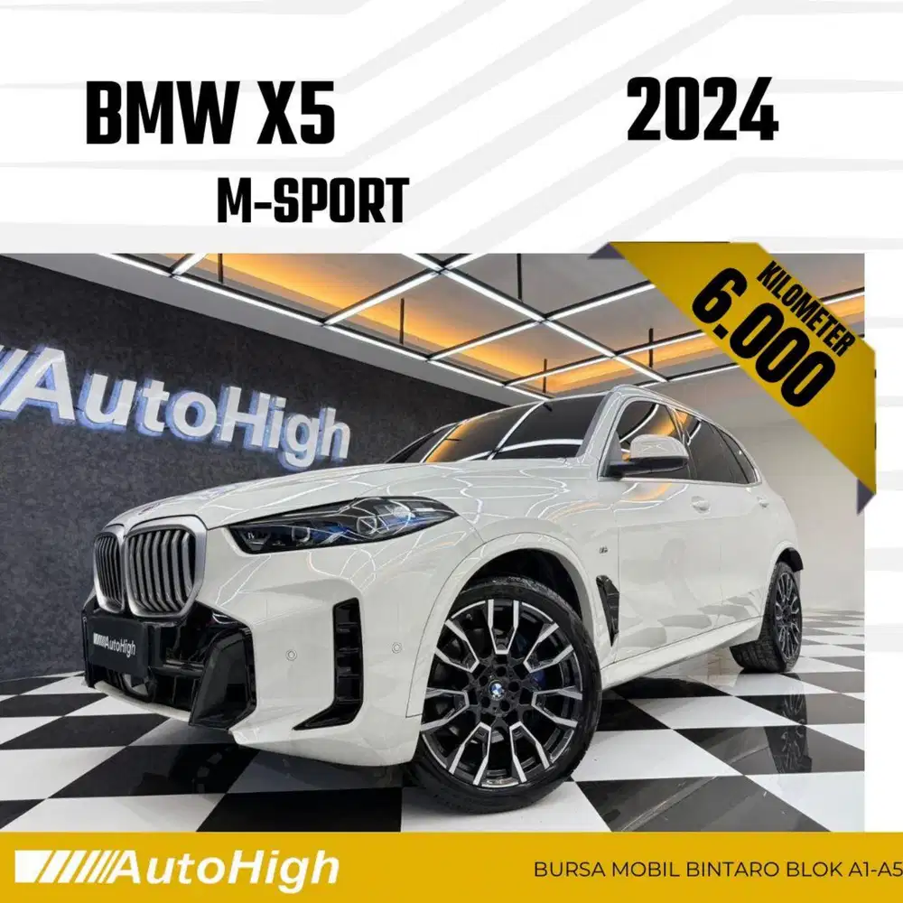 DP10% [Km6.000] X5 M-Sport 2024 Black Reg 2025 #AUTOHIGH