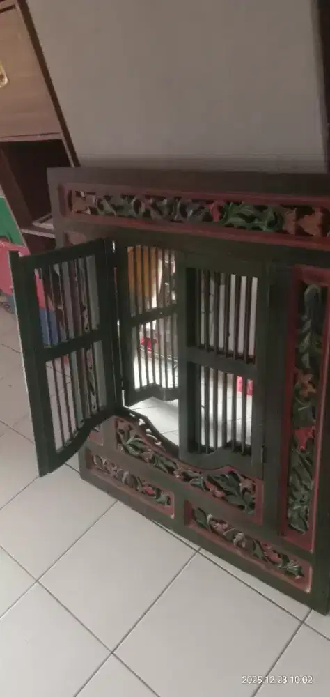 kaca cermin dri jti ukiran