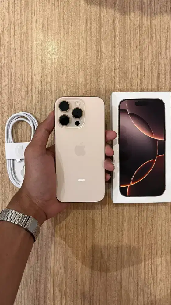 IPHONE 16 PRO 128GB IBOX BH100% GARANSI ON PANJANG IBOX BNOB