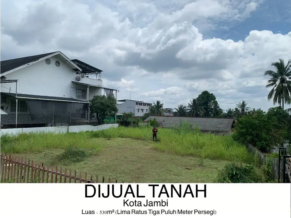DIJUAL TANAH (MILIK PRIBADI) LOKASI STRATEGIS TENGAH KOTA JAMBI