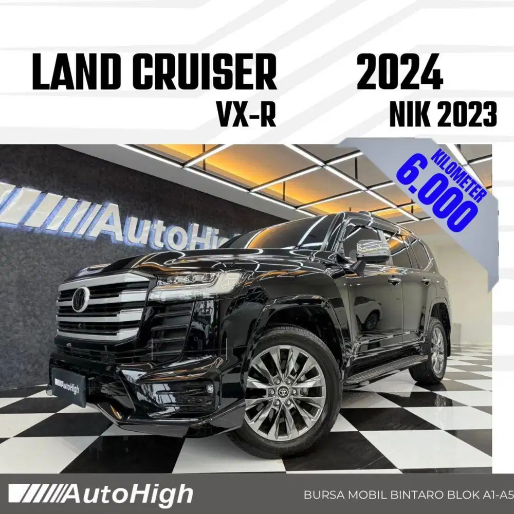 DP10% [Km6.000] Land Cruiser VXR 2023 Black / GR Reg 2025 #AUTOHIGH