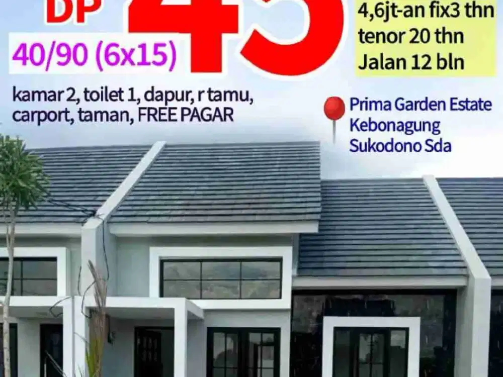 Oper kredit Perum Prima Garden Sukodono tanpa BI Cheking pasti acc