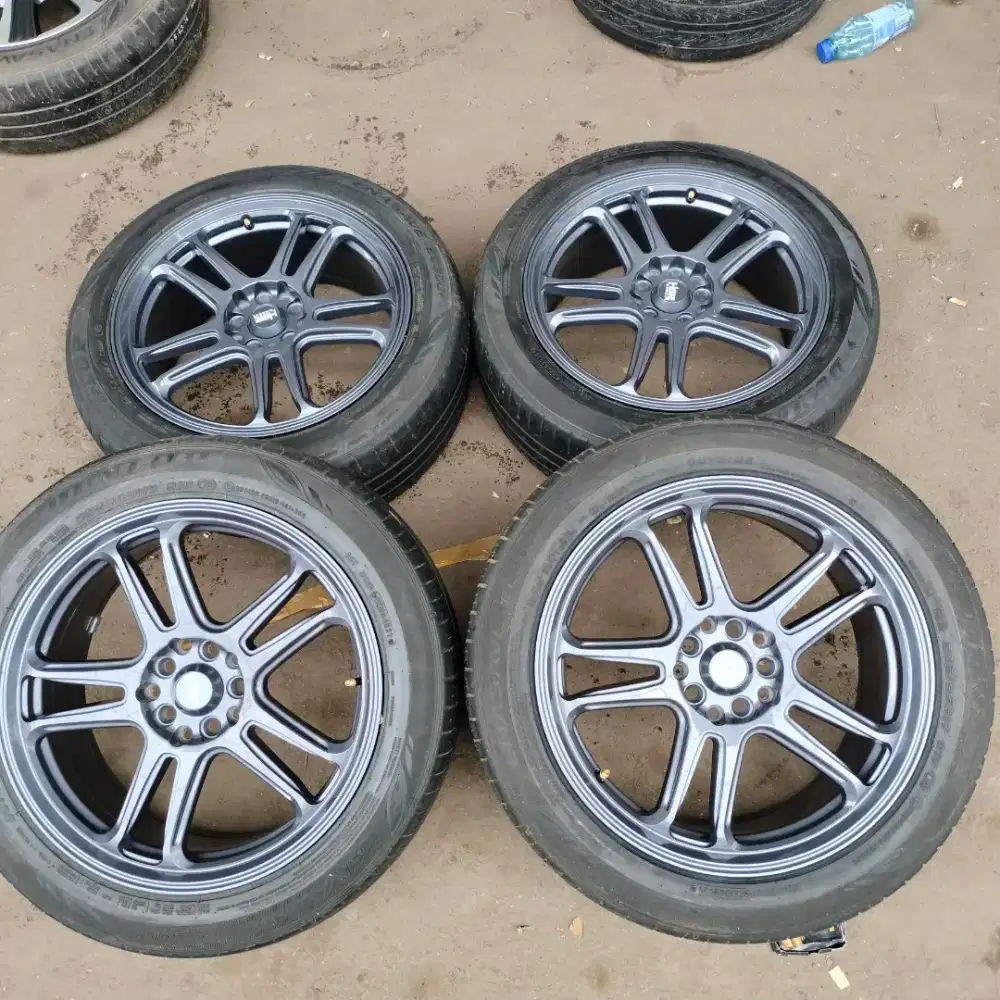 Velg HSR ring 17 pcd 5x100 dan 5x114,3 ban 205/55 R17