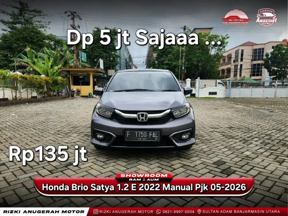 Dp 5jt Honda Brio Satya 1.2 E 2022 Manual Pjk 05-2026