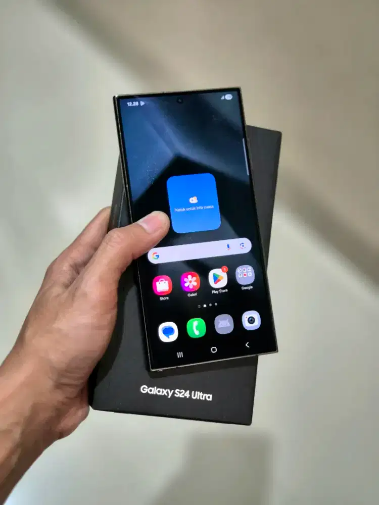 Samsung S24 Ultra 12/256GB Resmi Sein Black Lengkap