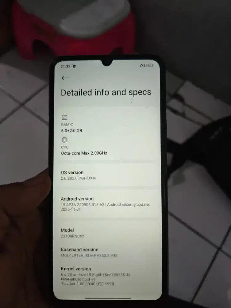 Redmi 13c 6/128gb unit only