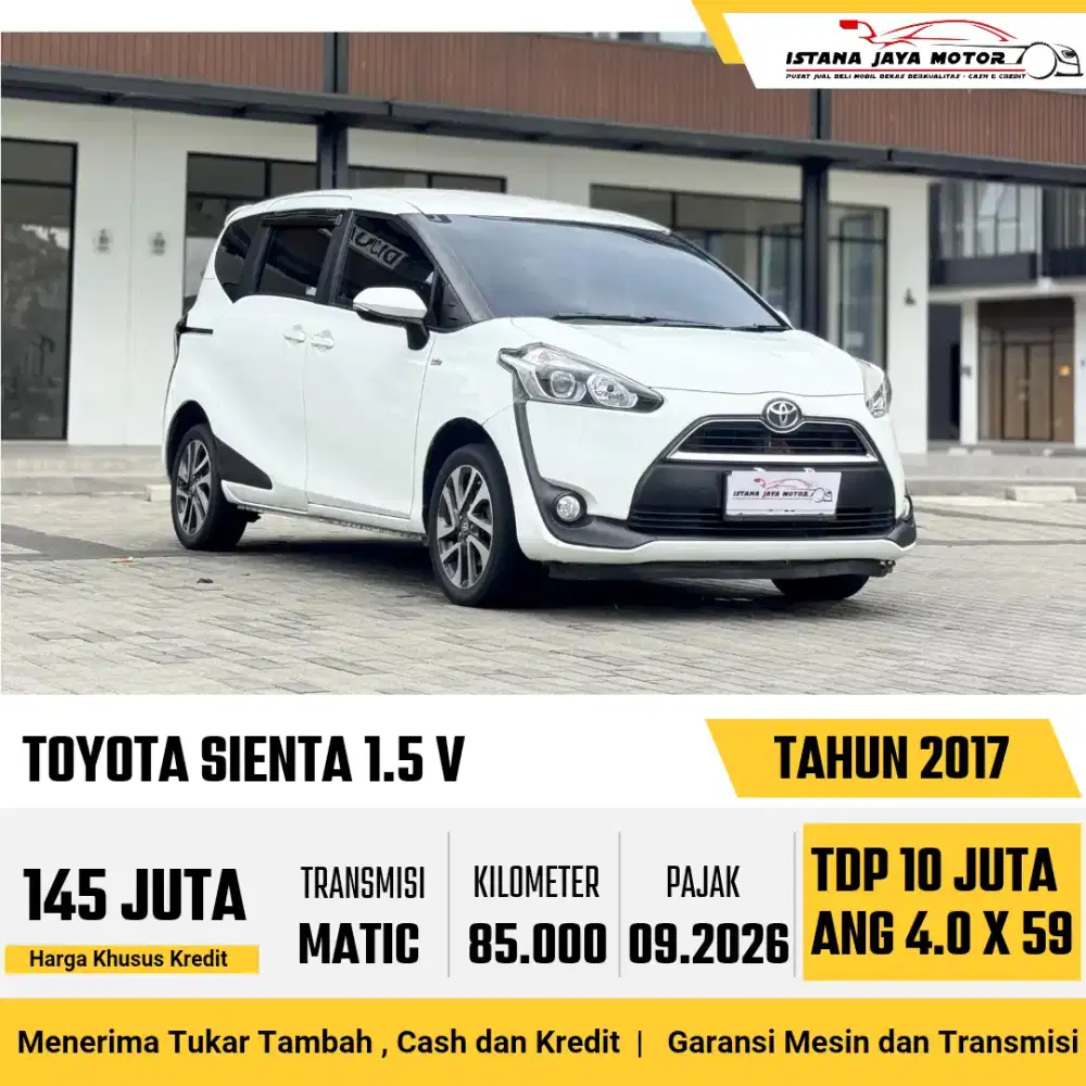 TOYOTA SIENTA 1.5 V CVT 2017