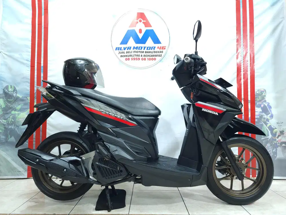 ( PROMO DP 500RB & FREE HELM ) HONDA VARIO 125 LED OLD TH 20218 MULUS
