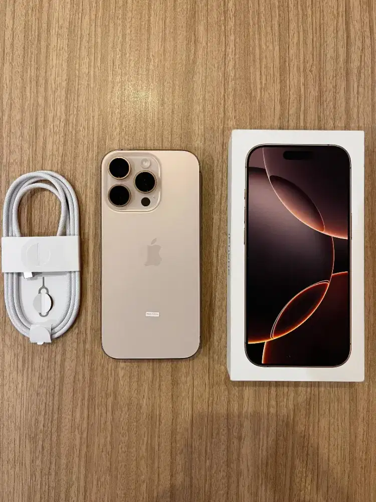 Iphone 16 Pro 128gb Desert titanium Garansi panjang banget