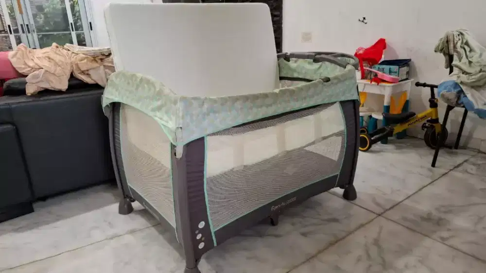 Ranjang Bayi Ingenuity dan Matrass Kasur Bayi Baby Bee latex