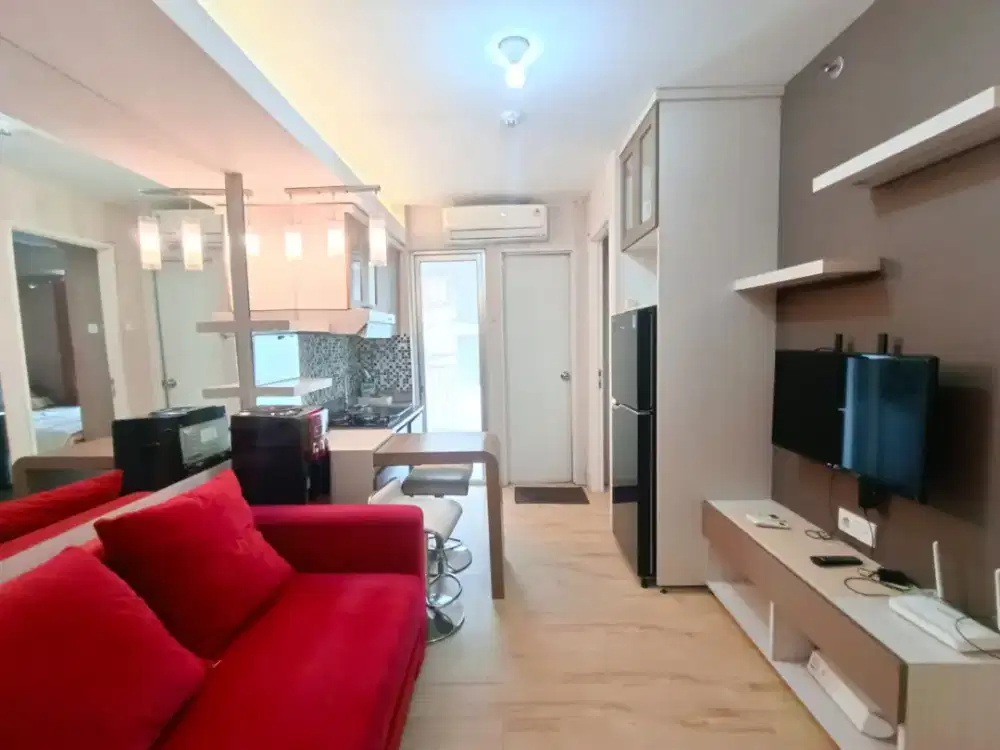 Sewa Bulanan Tahunan 2 Bedroom Furnished Apartemen Bassura City