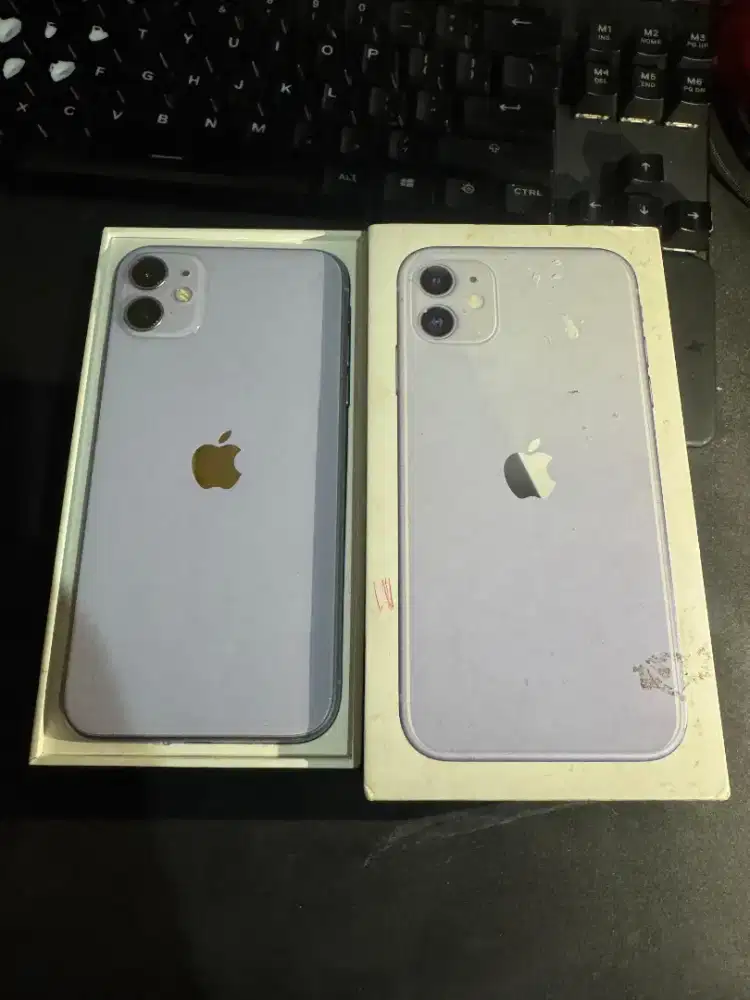 IPHONE 11 64GB FULLSET ORI MULUS PEMAKAIAN NOMINUS EX IBOX RESMI INDO