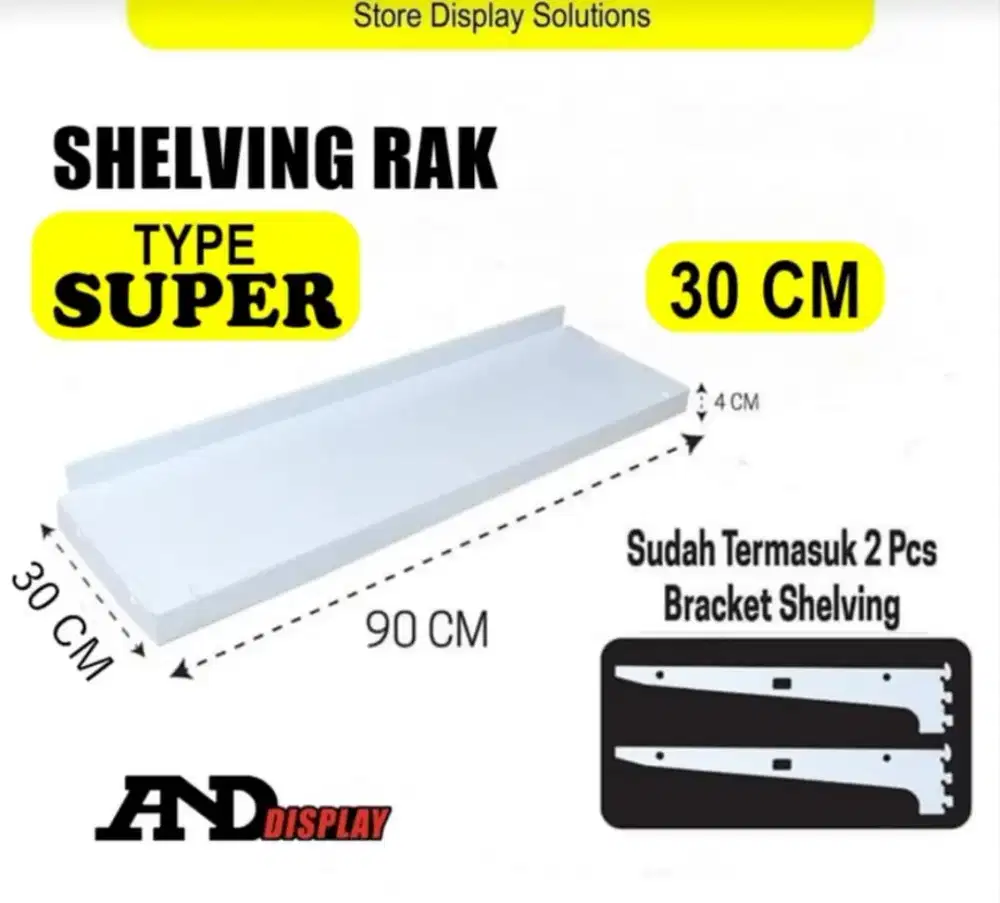 Shelving rak/ambalan besi
