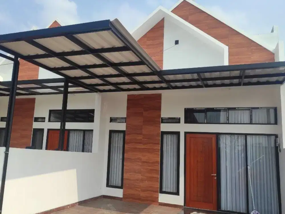 Rumah 1 lantai + Rooftop Readystock di Bintara 14 Bebas dari Banjir