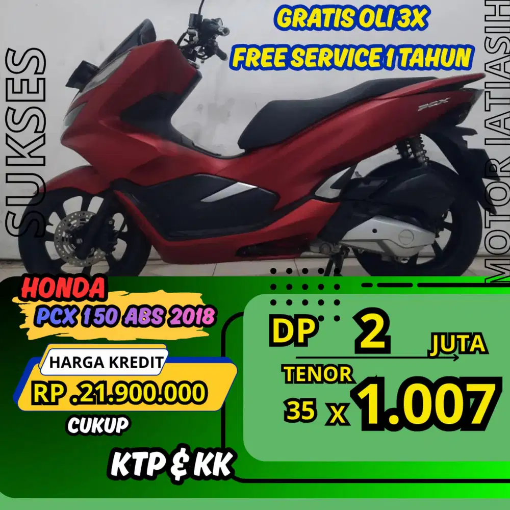 PROMO DP MURAH HONDA PCX 150 ABS 2018 DP 2 JUTA BISA CASH/KREDIT