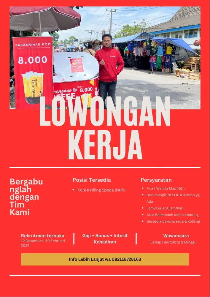 KOPI KELILING SEPEDA LISTRIK