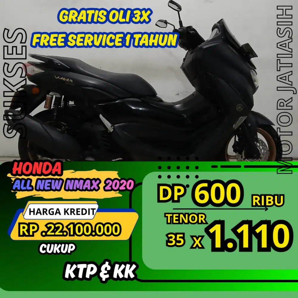 PROMO DP MURAH YAMAHA ALL NEW NMAX 2020 DP 600 RIBU BISA CASH/KREDIT