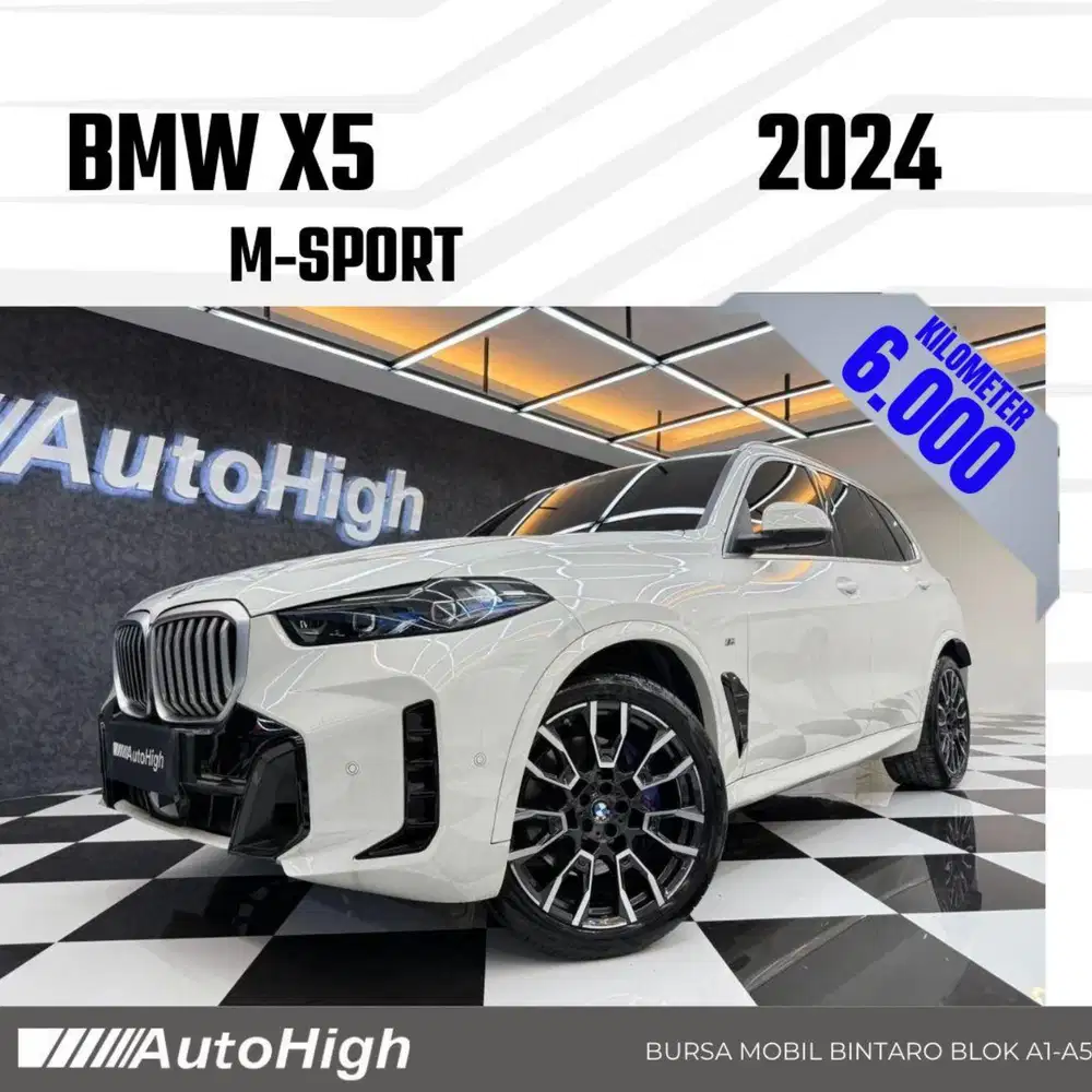 DP10% [Km6.000] X5 M-Sport LCi 2024 White Reg 2023 #AUTOHIGH