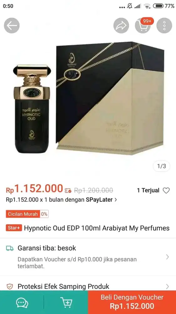 Parfume hypnotic Oud arabiyat