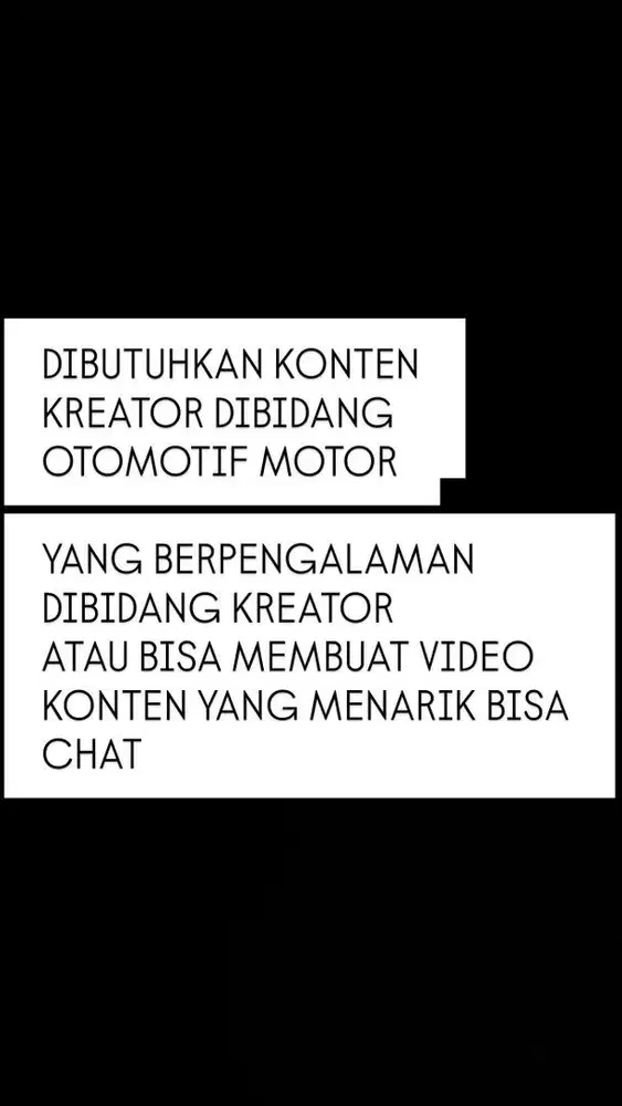 LOKER KONTER KREATOR